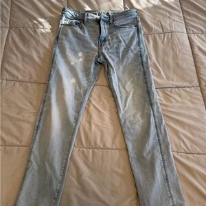 American Eagle Outfitters Men's Light Gray Slim Jeans